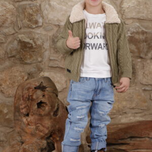 סוודר סרוג עבה