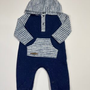 אוברול עם שרוולי קטיפה